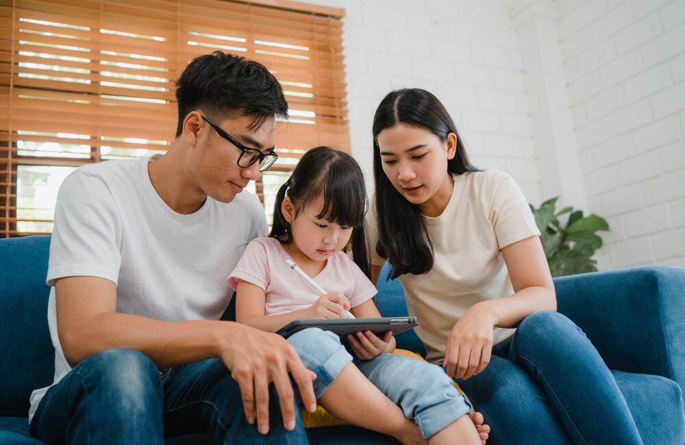 parenting without punishment Asian parents teaching