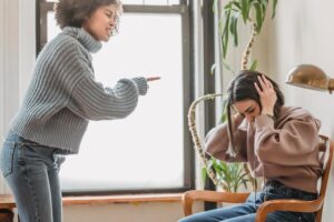 Mother showing anger- Emotionally Absent Mother Effects on Daughter