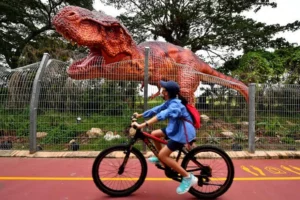 Changi Jurassic Mile Cycling at the Park - 