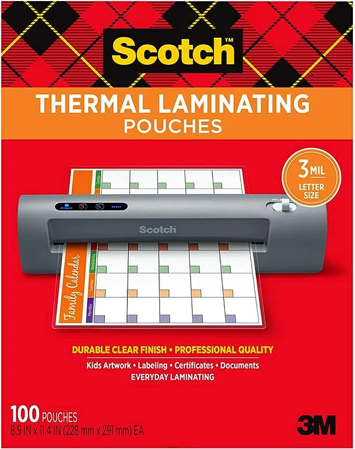Scotch Thermal Laminating Pouches as a teacher gift