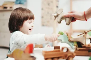 Kids playing in a daycare centre